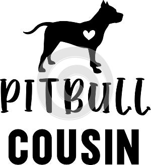 Pitbull cousin, bull dog, american pitbull dog, animal, pet, vector illustration file