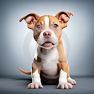 Pitbull Puppy 01 - generated with the use of AI