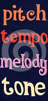 Pitch tempo melody tone photo