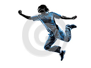 Pitcher Cricket player silhouette