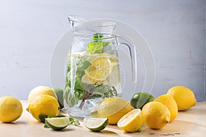 Pitcher of lemonade