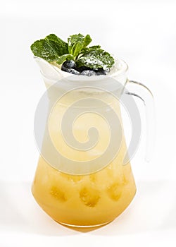 Pitcher of lemonade