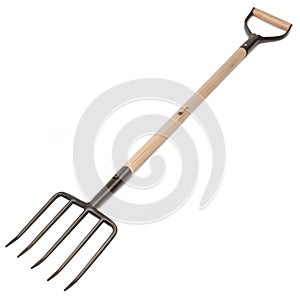 Pitchfork isolated on white background
