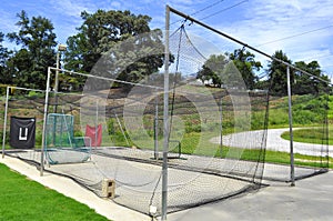 Pitching and Batting Practice Cage