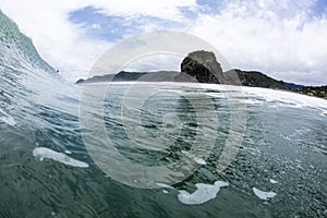 Pitching Wave, South Piha, New Zealand