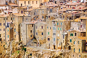 Pitigliano city Tuscany Italy