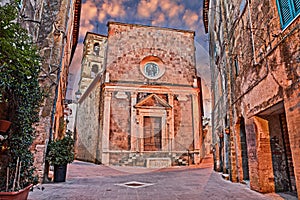 Pitigliano, Grosseto, Tuscany, Italy: church of Santa Maria e Sa photo