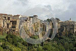 Pitigliano medieval town in Tuscany, Italy