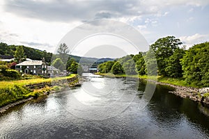 Pitlochry, a walk along the River Tummel in the heart of Perthshire