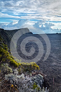 Piton de la Fournaise volcano photo