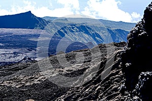 Piton de la Fournaise volcano, Reunion island, indian ocean, France