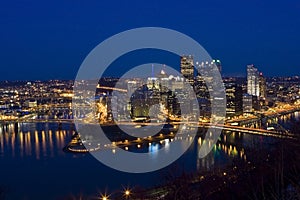 Pittsburgh on a Clear Night