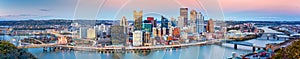 Pittsburgh downtown panorama