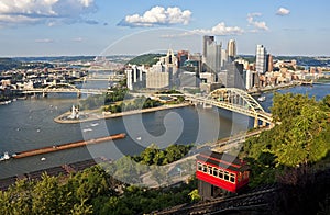 Pittsburgh with the Duquesne Incline