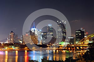 Pittsburgh At Night