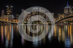 Pittsburgh Night Skyline