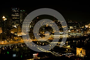 Pittsburgh Night Skyline