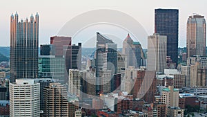 Pittsburgh, Pennsylvania city center in morning