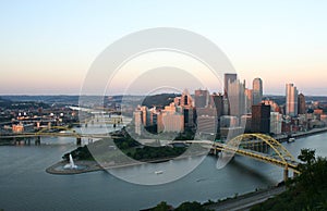 Pittsburgh at Sunset