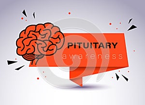 Pituitary Awareness Month. Charity supporting people with pituitary conditions. Treatment, information and support. Pituitary