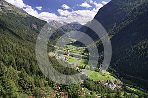 Pitztal Valley in Tirol