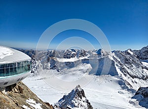 The Pitztaler Gletscher (3 440 m) in Tyrol, Austria