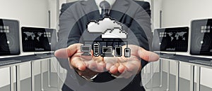 Pixel 3d cloud network sign