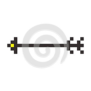 Pixel arrow pointer icon link marker