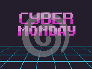 Pixel Art Cyber Friday