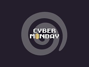 Pixel Art Cyber Monday