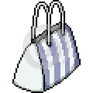 pixel art of female bag fashion