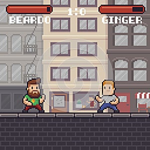 Pixel Art Fighting photo