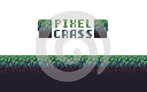 Pixel Art Grass photo