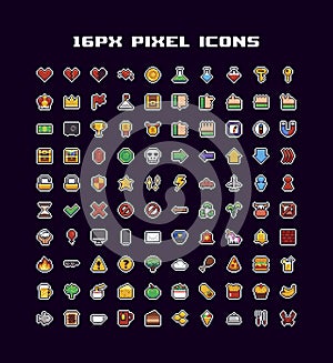 Pixel Art Icons photo