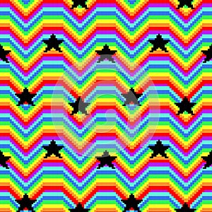 pixel art in 8bit 32 bit grid colorful color