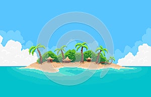 Pixel Art Island photo