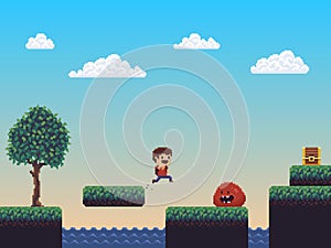 Pixel Art Scene