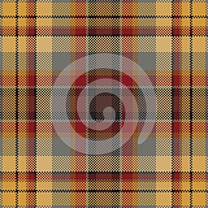 Pixel background vector design. Modern seamless pattern plaid. Square texture fabric. Tartan scottish textile. Beauty color madras