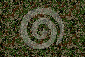 Pixel camouflage for a soldier army uniform. Modern camo fabric design. Digital military vector background