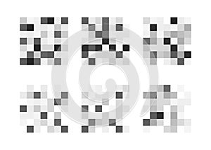 Pixel censored signs