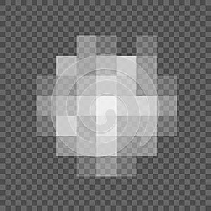 Pixel censored signs for design. Censorship rectangle texture. Black censor bar on a transparent background Ã¢â¬â vector photo