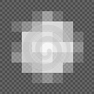 Pixel censored signs for design. Censorship rectangle texture. Black censor bar on a transparent background â€“ for stock