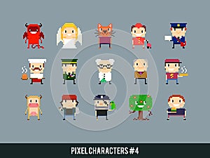 Pixel Characters photo