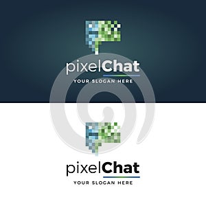 Pixel Chat Logo