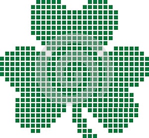 Pixel clover Irish