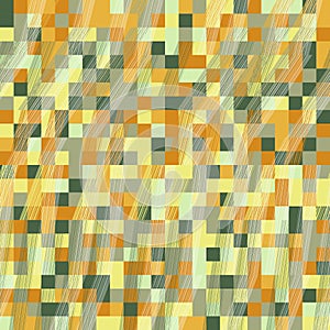 Pixel cubes. Seamless pattern for wallpaper, web page background