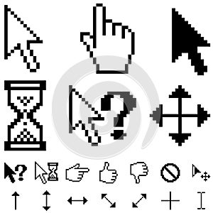 Pixel cursors