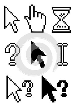 Pixel cursors