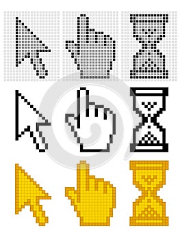 Pixel cursors
