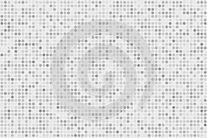 Pixel digital gradient background. Abstract light blue technology pattern. Dotted background with circles, dots, point small scale